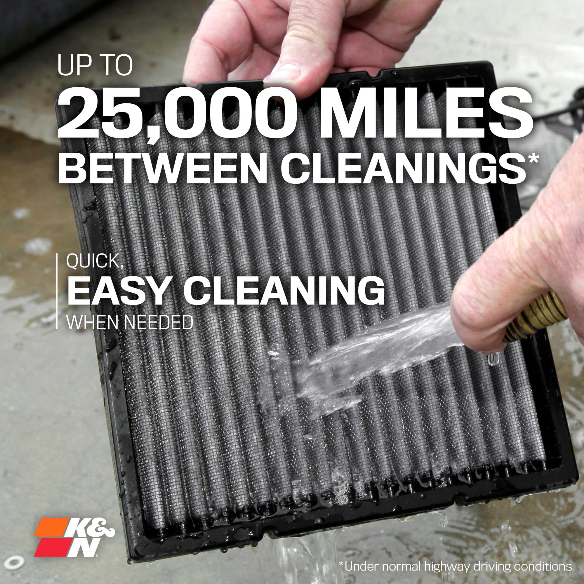 K&N LIFETIME Cabin Air Filter: Premium, Washable, Clean Air for your Cabin: Compatible with 2013-2024 AUDI: A3, Q2, S3, TT, VF2047 - Image 6
