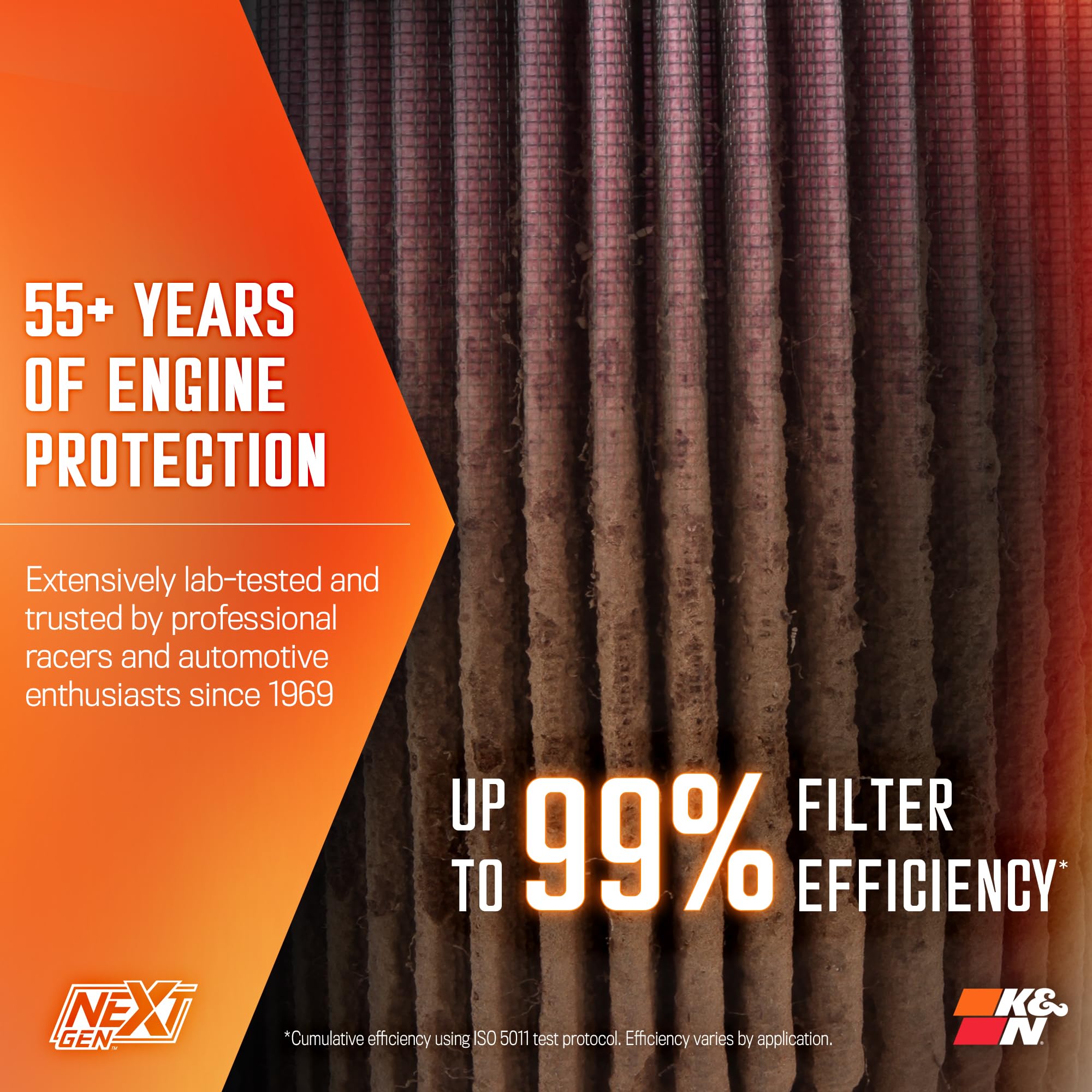 K&N NextGen Cold Air Intake System: High-Flow Cotton Filter: Compatible with 2019-2025 CADILLAC/CHEVROLET/GMC Escalade; Silverado 1500; Suburban; Tahoe; Sierra 1500; Yukon; Yukon XL; 50-3110 - Image 7